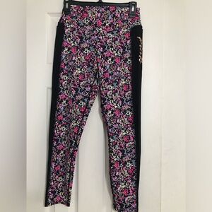 Pink Victoria’s Secret ultimate floral leggings women’s size‎ medium activewear